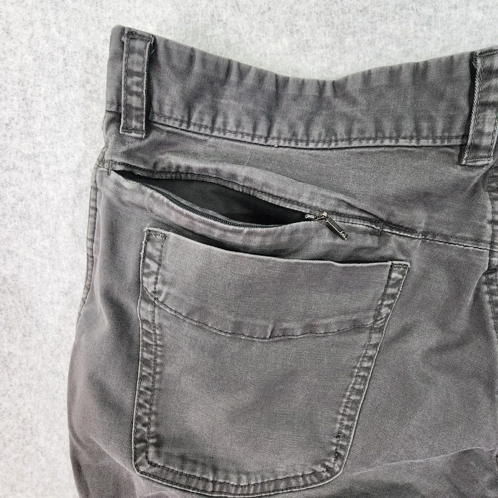 North Face Hiking Pants Men 36x30 Performance Zip Pocket‎ Stretch Cotton Blend
